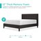 Best Choice Products 12in 2-Layer Medium-Firm Charcoal Gel & Green Tea Infused Memory Foam Mattress